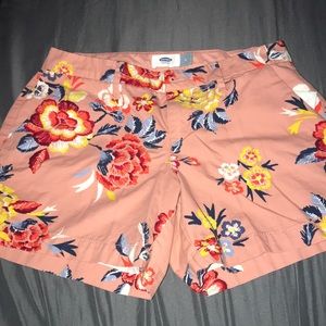 Multi-colored floral shorts